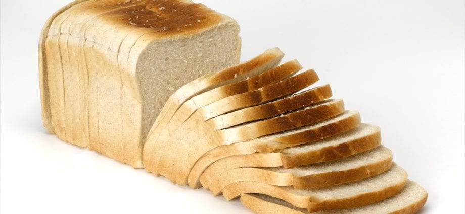 Hiniwang Bread - nilalaman ng calorie at komposisyon ng kemikal
