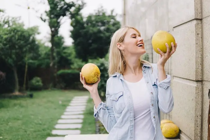 Pomelo is cooler than orange, lemon and grapefruit