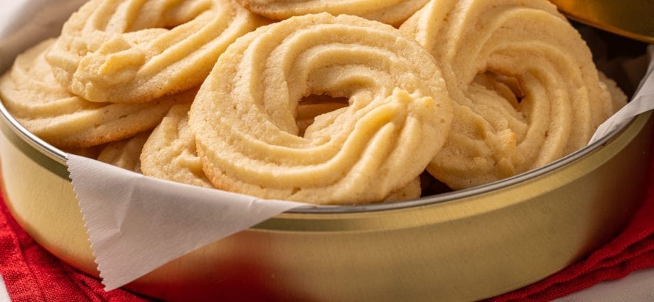 Butter Cookies &#8211; calorie content and chemical composition