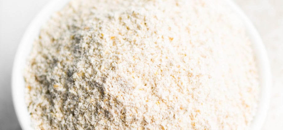 Oat Flour &#8211; calorie content and chemical composition