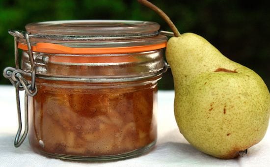 Jam pear - cuntenutu caluricu è cumpusizione chimica