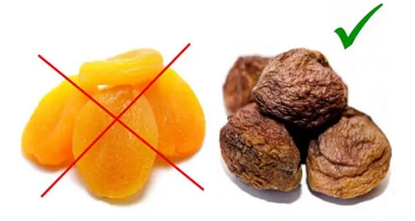 Dried apricots