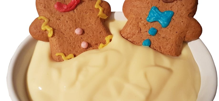 Gingerbread custard - ကယ်လိုရီပါဝင်မှုနှင့်ဓာတုဖွဲ့စည်းမှု