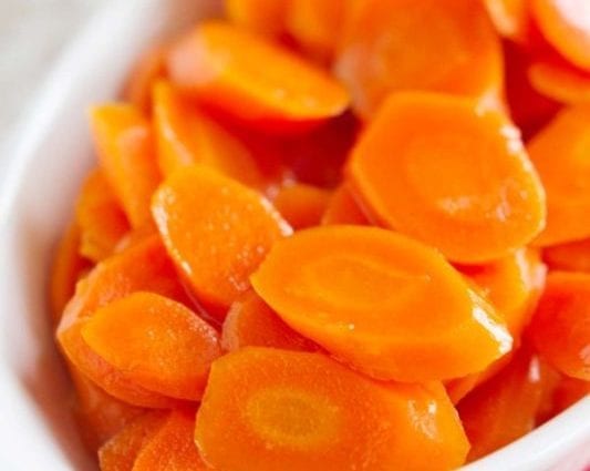 Gulerødder kogt - kalorieindhold og kemisk sammensætning