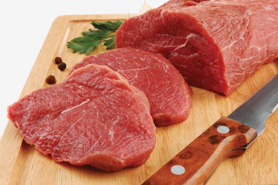 အသား (အမဲသား) - ကယ်လိုရီပါဝင်မှုနှင့်ဓာတုဖွဲ့စည်းမှု
