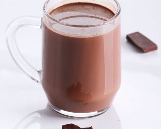 Cioccolata calda - cuntenutu caluricu è cumpusizione chimica