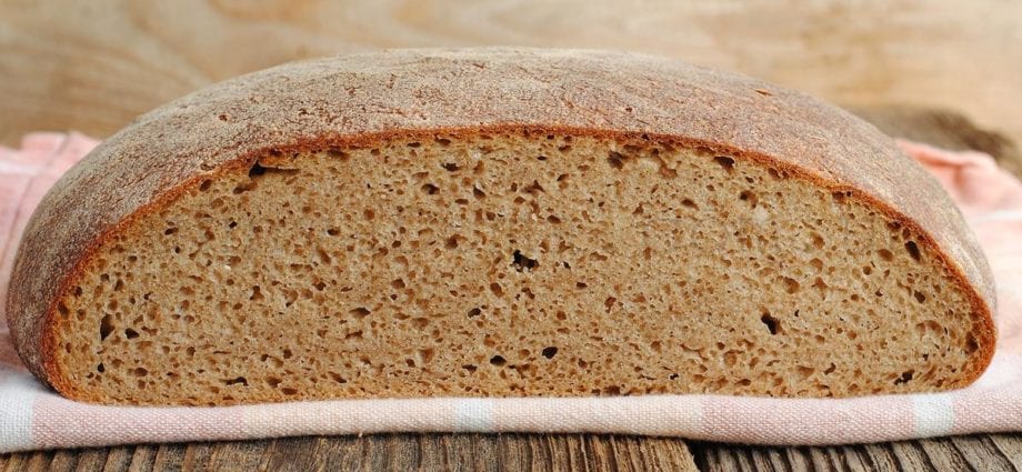 our country Bread &#8211; calorie content and chemical composition