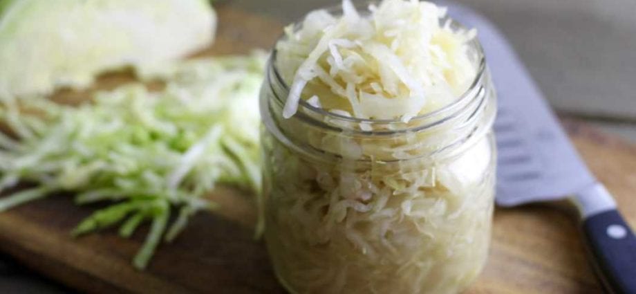 Sauerkraut &#8211; calorie content and chemical composition