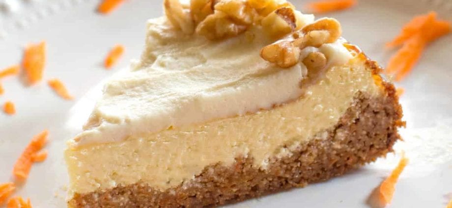 Cheesecakes with carrots &#8211; calorie content and chemical composition