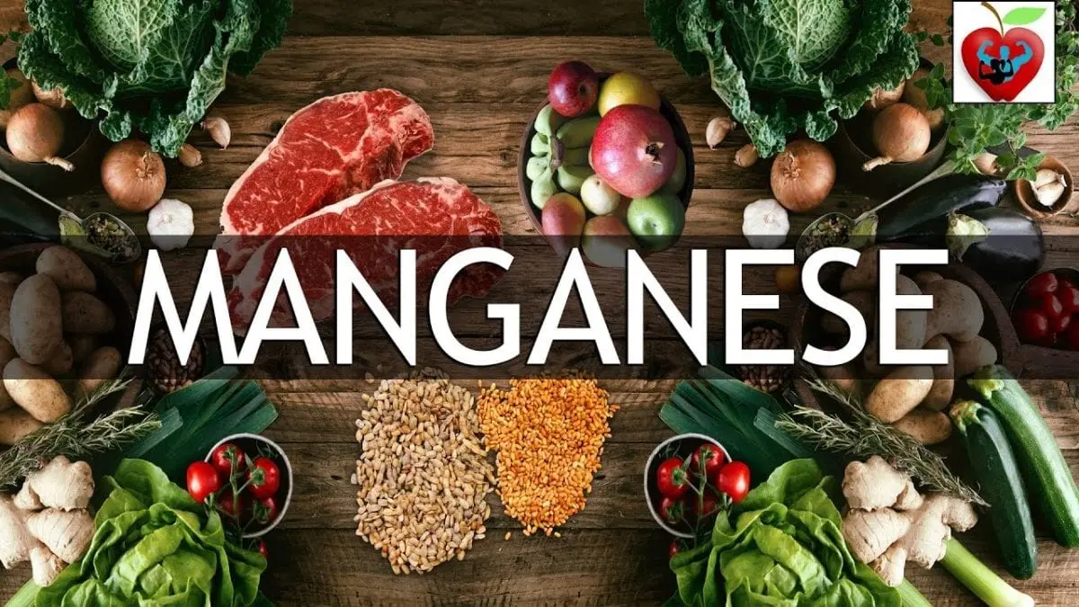 Manganese in foods (table)