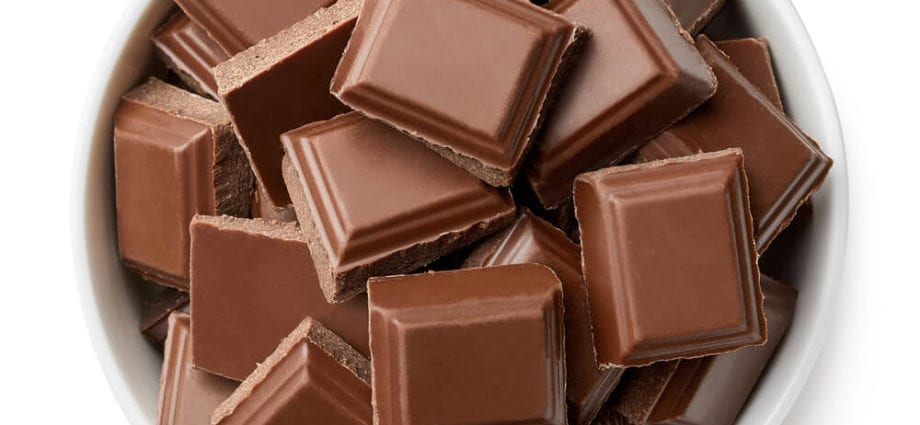 شکلات - میزان کالری و ترکیب شیمیایی