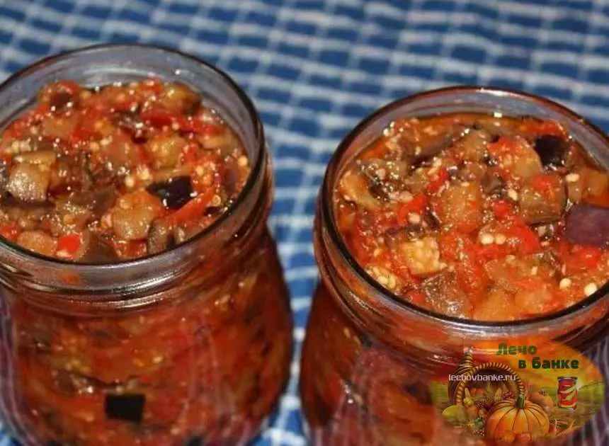 Eggplant Caviar (canned) &#8211; calorie content and chemical composition