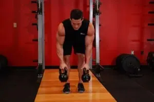 Alternate lifting weights back