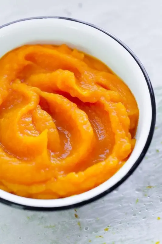 Pumpkin puree &#8211; calorie content and chemical composition