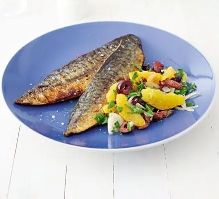 Mackerel fried &#8211; calorie content and chemical composition