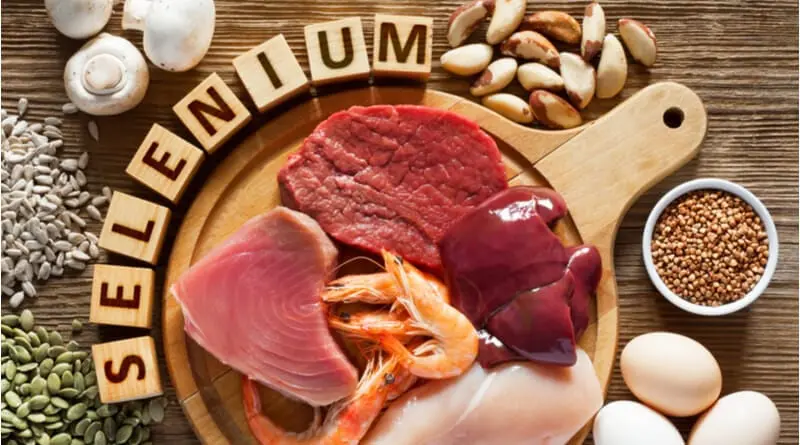 Selenium in foods (table)