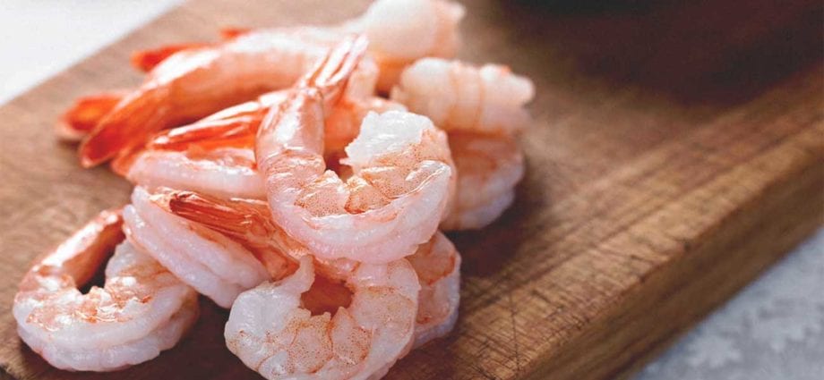 Shrimp &#8211; calorie content and chemical composition