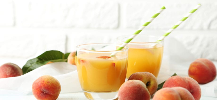 Peach juice &#8211; calorie content and chemical composition