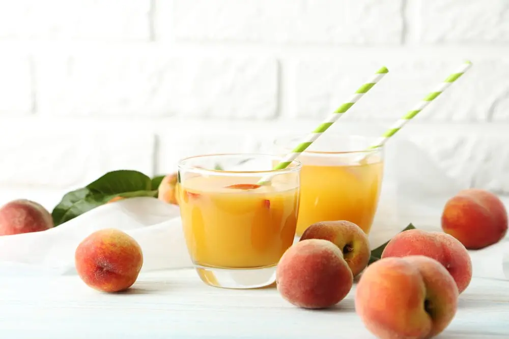 Peach juice &#8211; calorie content and chemical composition