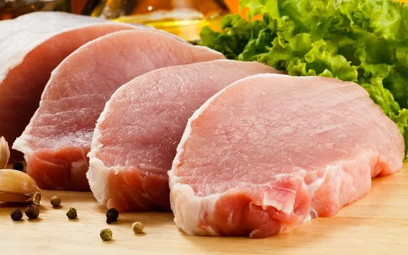 Pork meat &#8211; calorie content and chemical composition