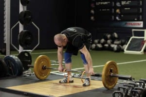 deadlifts with chest expander