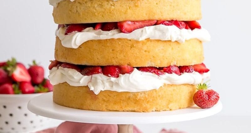 Shortbread Cake with cream &#8211; calorie content and chemical composition