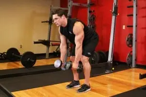 Thrust dumbbells in the slope