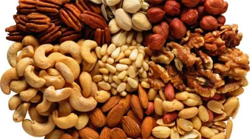 Caloric content of nuts