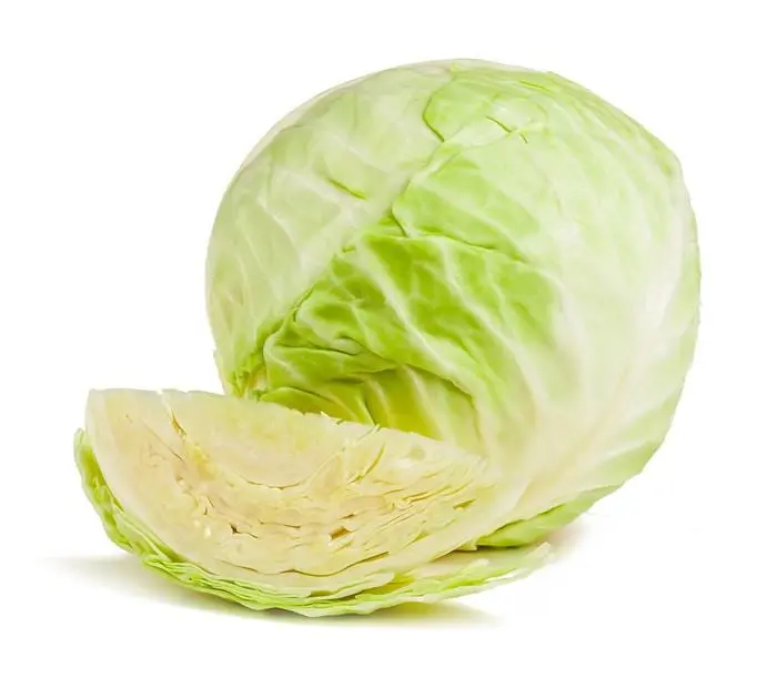 White Cabbage &#8211; calorie content and chemical composition