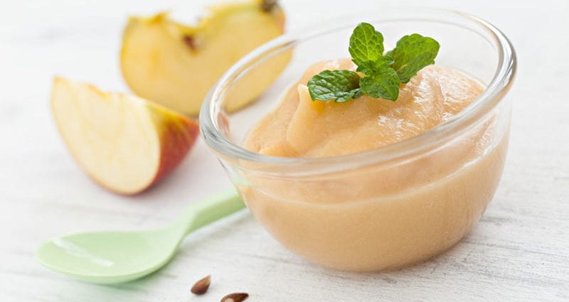 Mashed Apple &#8211; calorie content and chemical composition