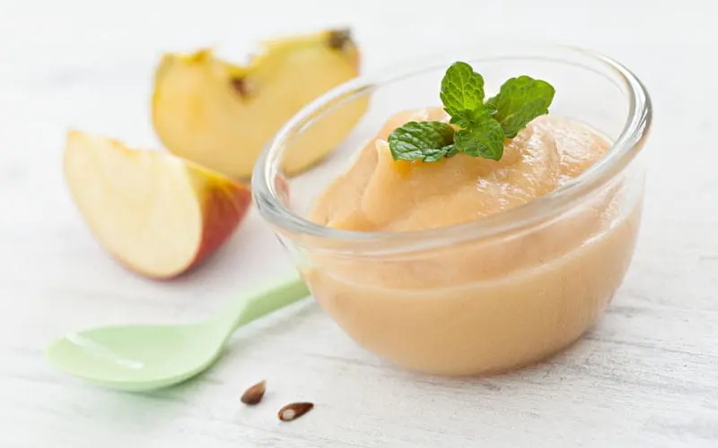 Mashed Apple &#8211; calorie content and chemical composition