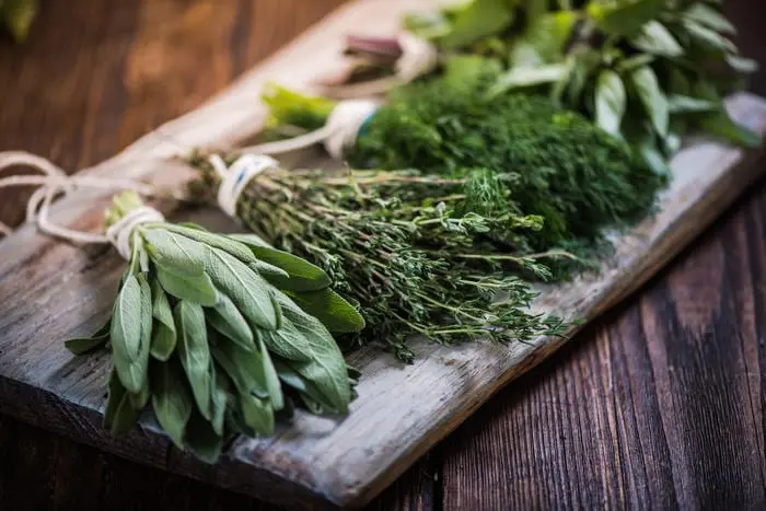 What herbs are useful both in cooking and for health