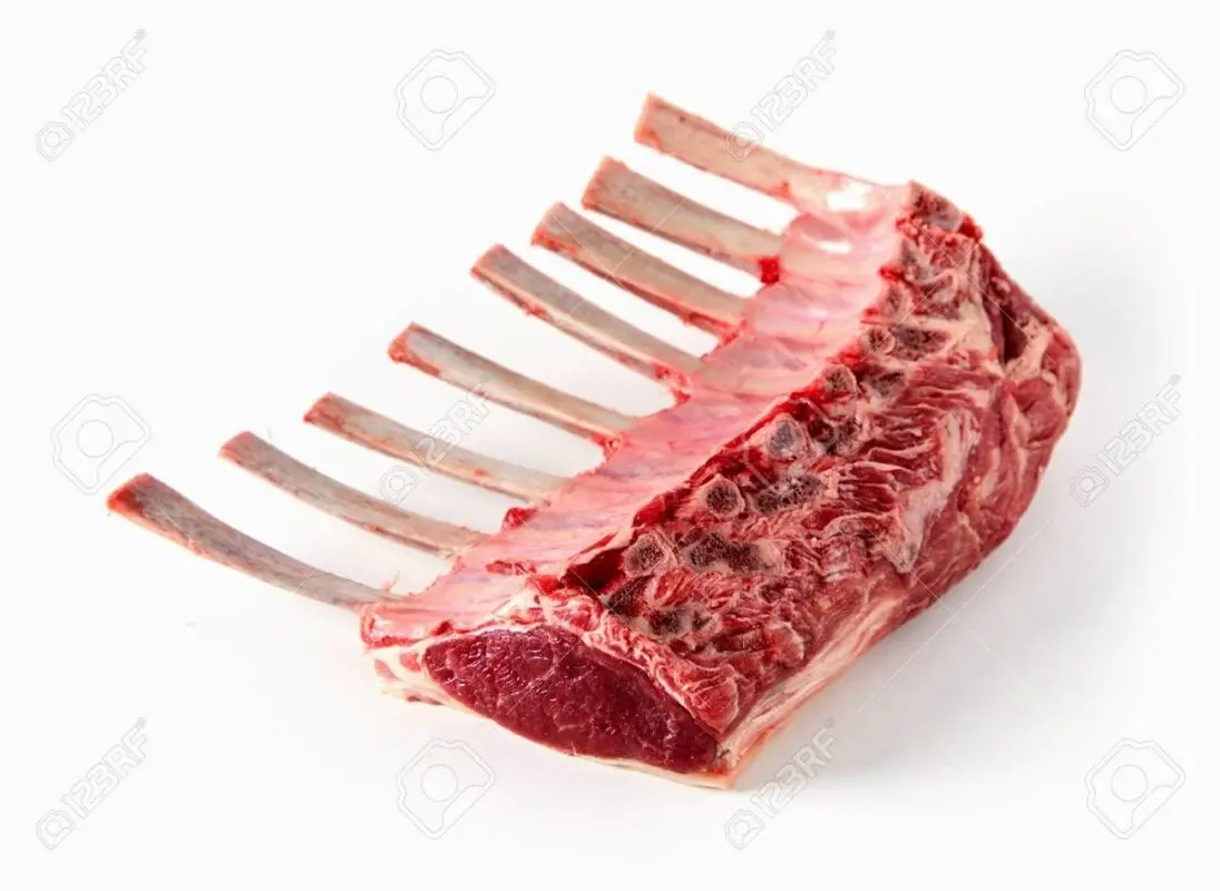 Lamb rib, lean only &#8211; calories and nutrients