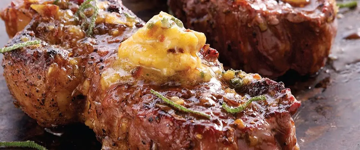 Buffalo steak top sirloin, roasted on an open fire &#8211; calories and nutrients