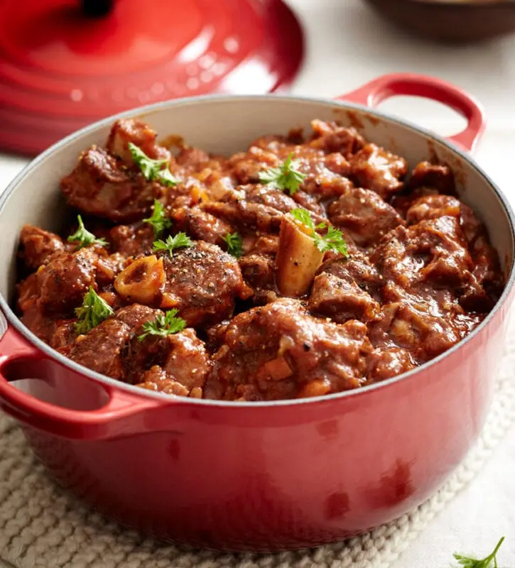 Lamb knuckle stew &#8211; calories and nutrients