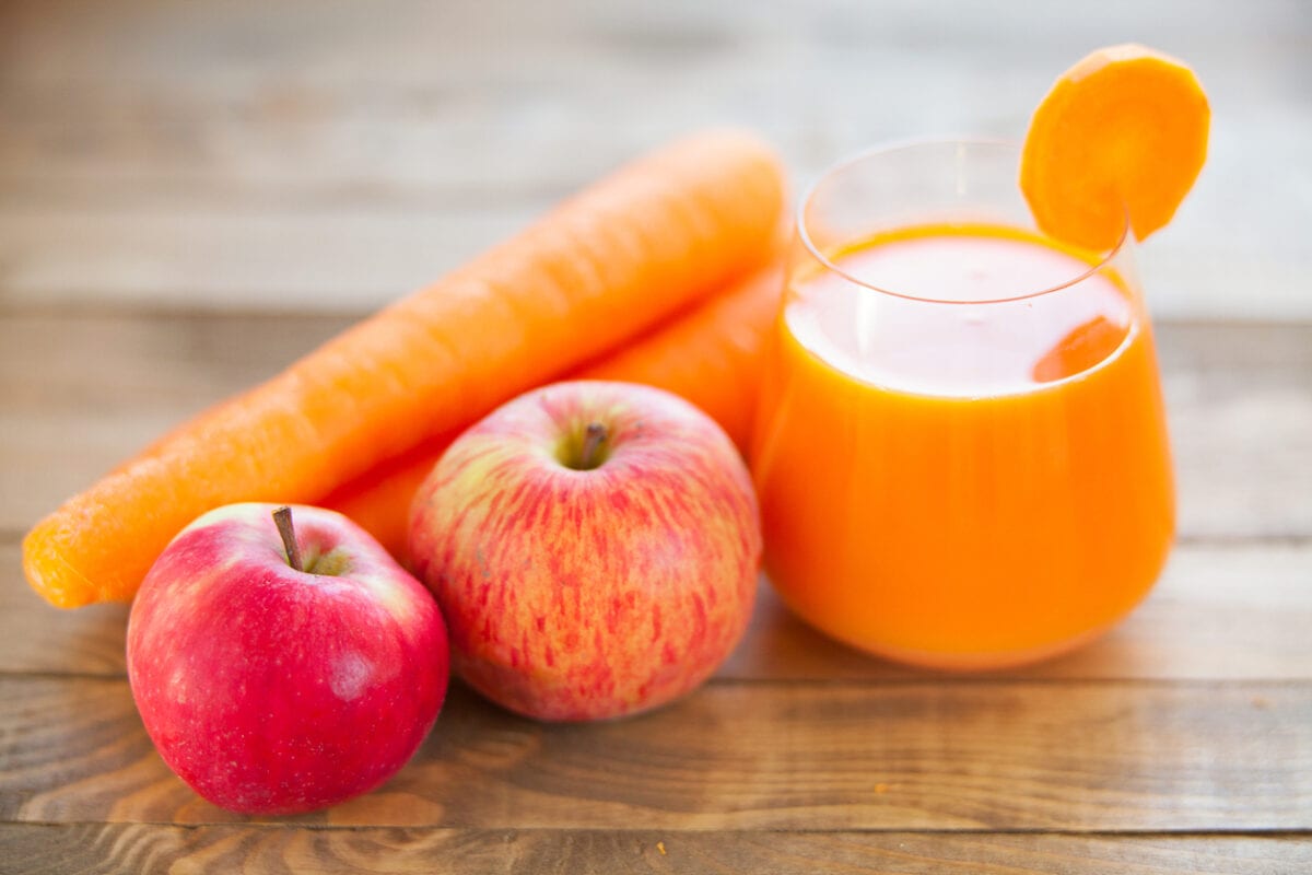 Carrot juice is that it heals in the human body.