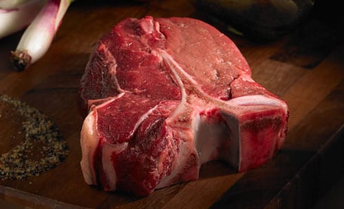 Buffalo Steak, den ieweschten Deel vum Oberschenkel, nëmme Fleesch - Kalorien an Nährstoffer