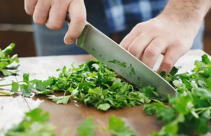 What happens in the body when we eat cilantro