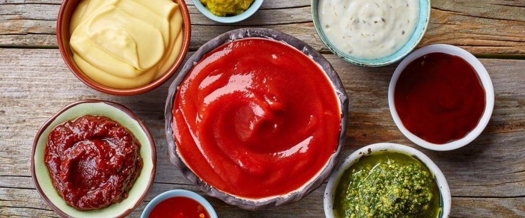 Sauces calories and nutrients