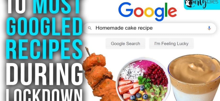 10 most googled recipes in 2020