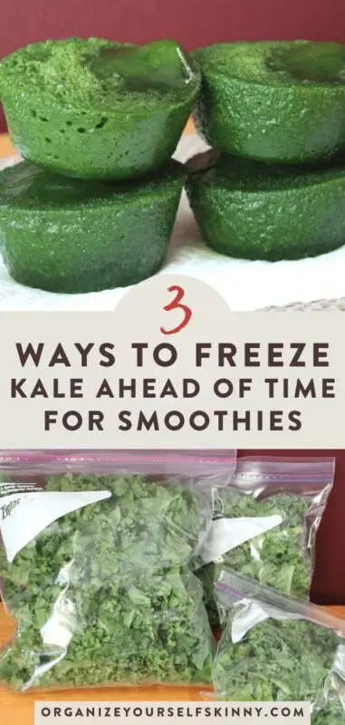 3 ways to freeze greens