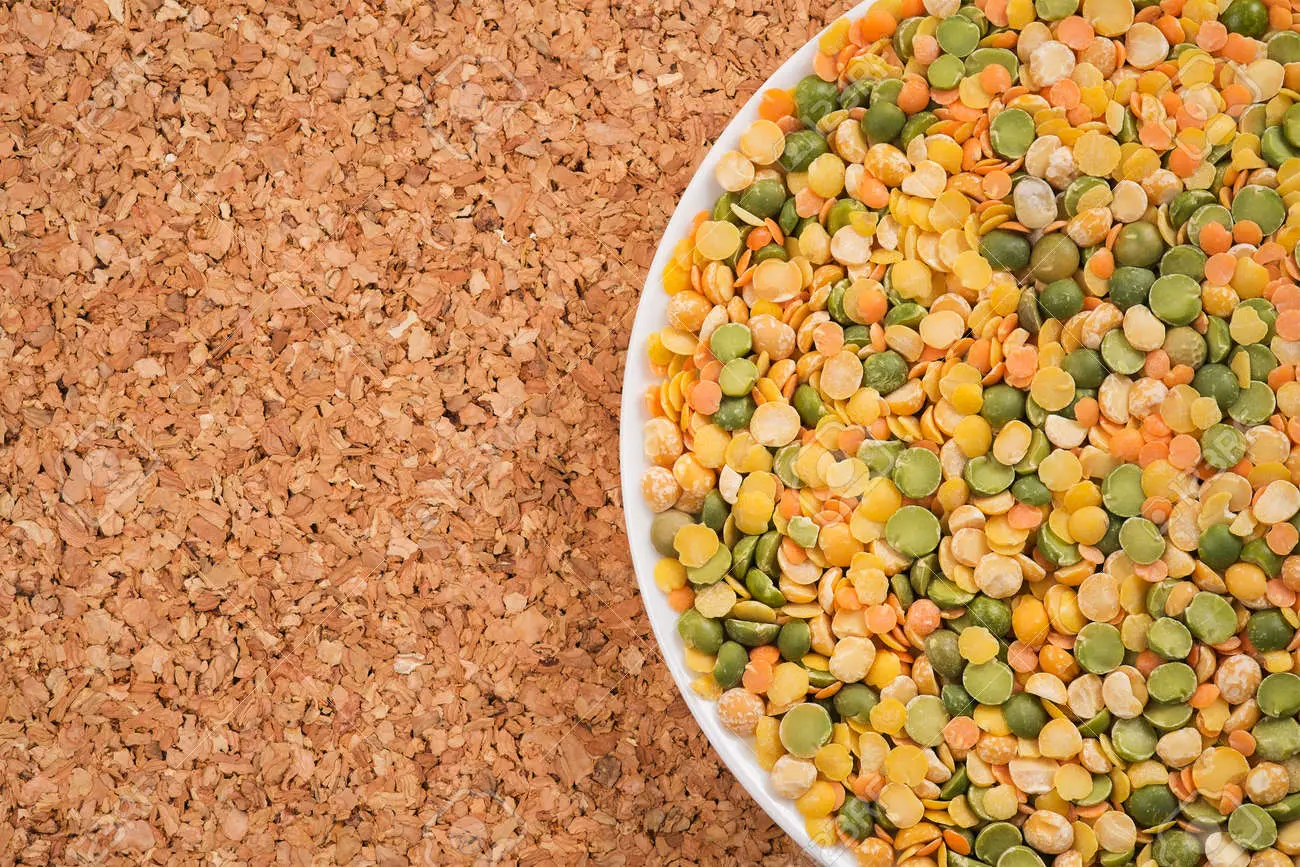 Mixture of legumes (corn, Lima beans, peas, green beans, carrots), canned, no salt added