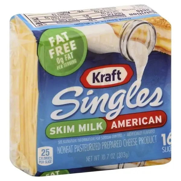 American cheese, fat-free