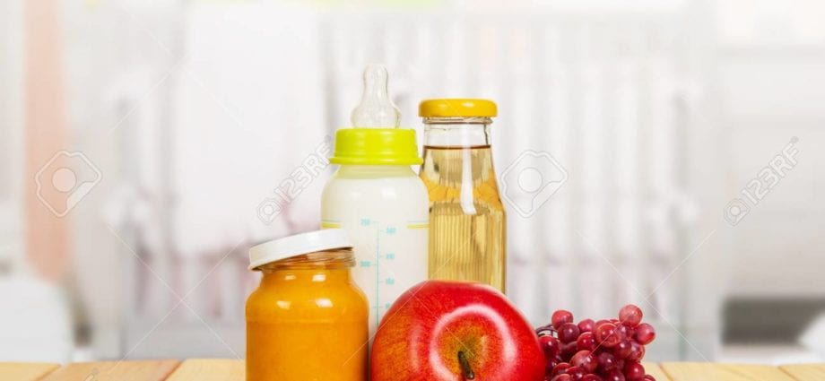 Baby food, Juice, fruit mixture