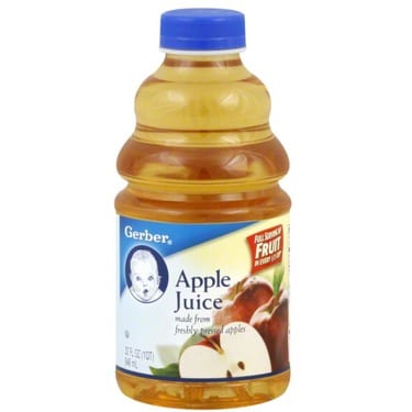 Baby food, Juice, apple and peach