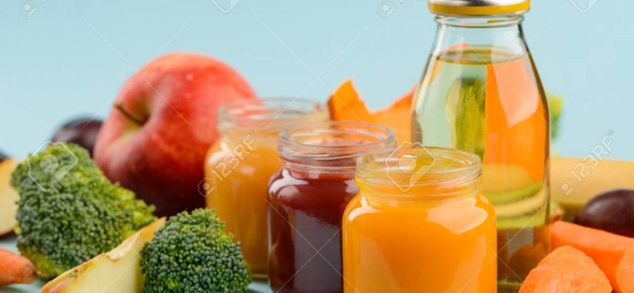 Baby food, Juice made from carrot-orange