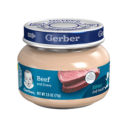 Baby food, Meat, beef, puree