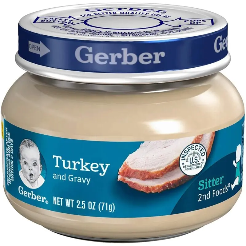 Baby food, Meat, turkey, puree