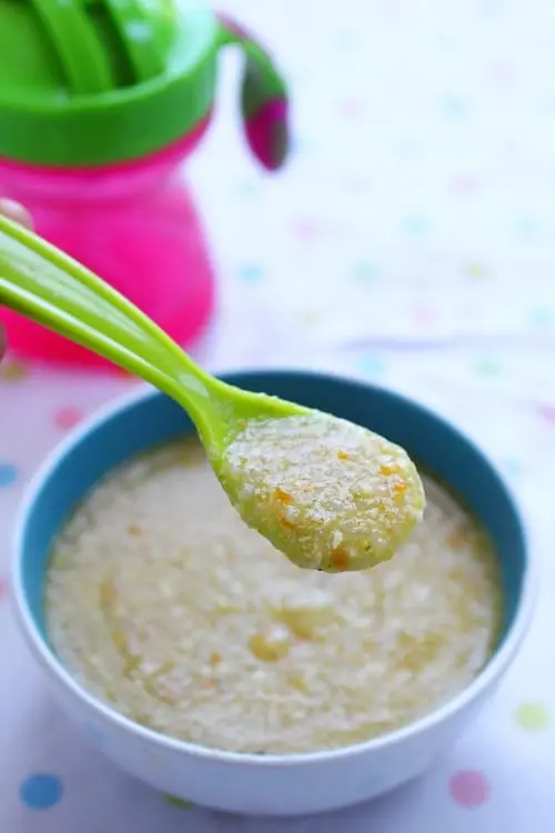 Baby food, Porridge, with eggs, puree