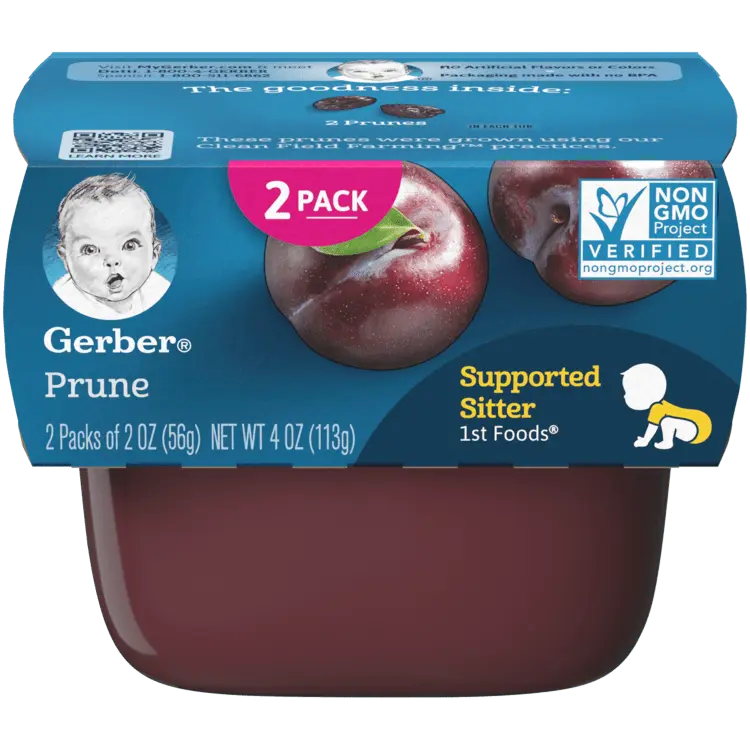 Baby food, Prunes, no ext. vitamin C, puree